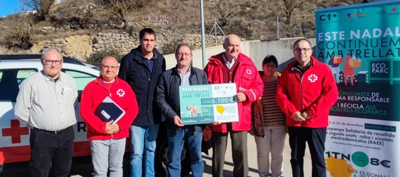 La campaña «Este Nadal continuem amb trellat» del Consorcio Castelló Nord recauda 6.100 euros para Cruz Roja